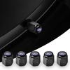 Car Sticker Ford 5pc Metal Car Logo Tire Wheel Cap Air Valve Stem Cover For Ford Fiesta Focus 3 4 MK3 MK4 Mondeo Ecosport Kuga F