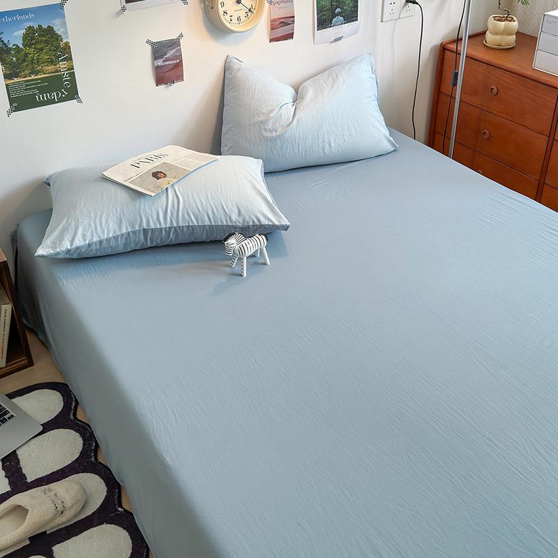Soft Washed Cotton Single Bed Sheet & Quilt Cover, 1.2m Dorm Bedspread Simmons Protector, 180cm Girly Design