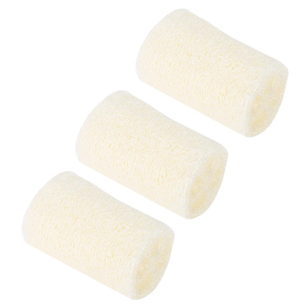 6Pcs Natural Loofah Bath Shower Exfoliating Sponge Kitchen Clean Scrubber 3in