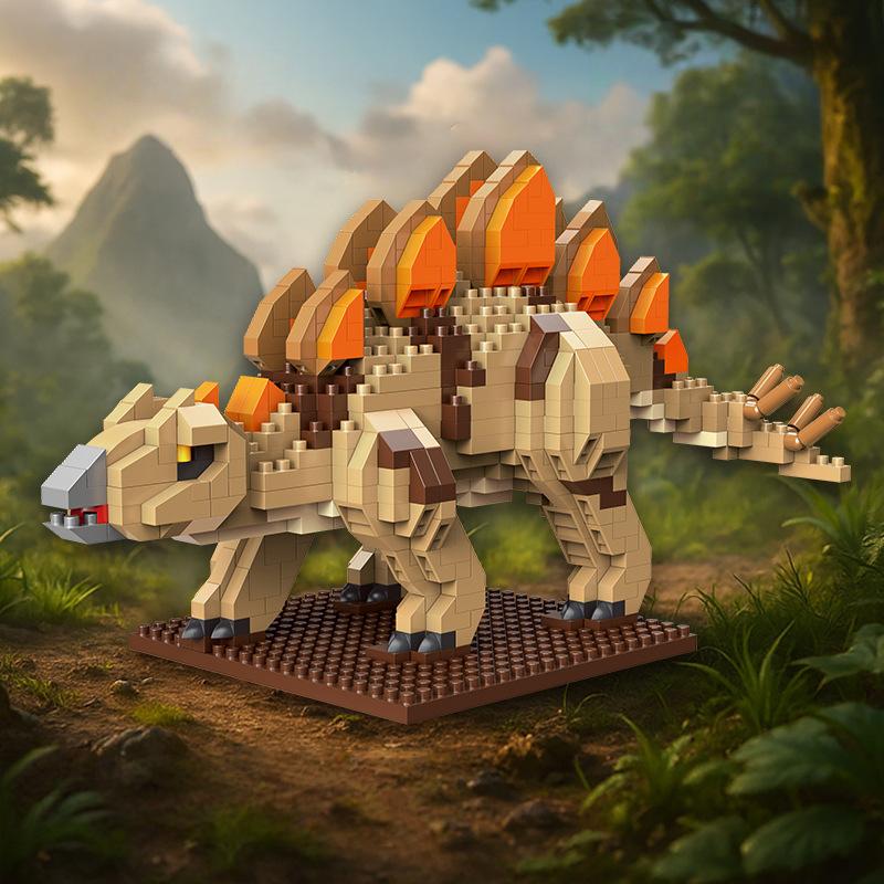 Hot Sale Dinosaur Series Assembled Building Blocks Toys Jurassic Tyrannosaurus Rex,Velociraptor Simulation Model Children's Gift