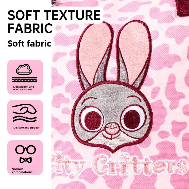 Zootopia Judy Hopps Nick Wilde Water Bucket Bag In Leopard Pattern With Soft Polyester For Casual Outfits