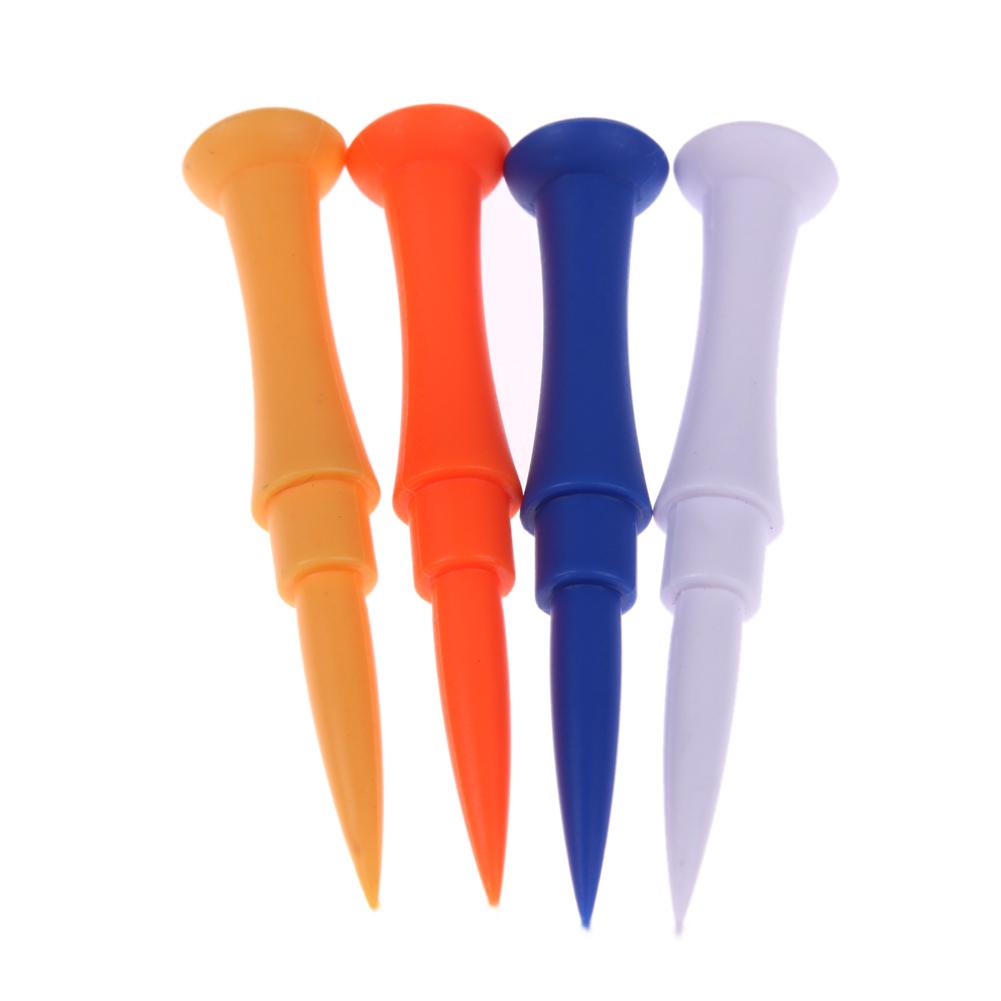 50Pcs Plastic Golf Tees Golf Ball Nails Tees 3 Section Golf Training Ball Tee Golf Ball Holder Tees Golf Accessories