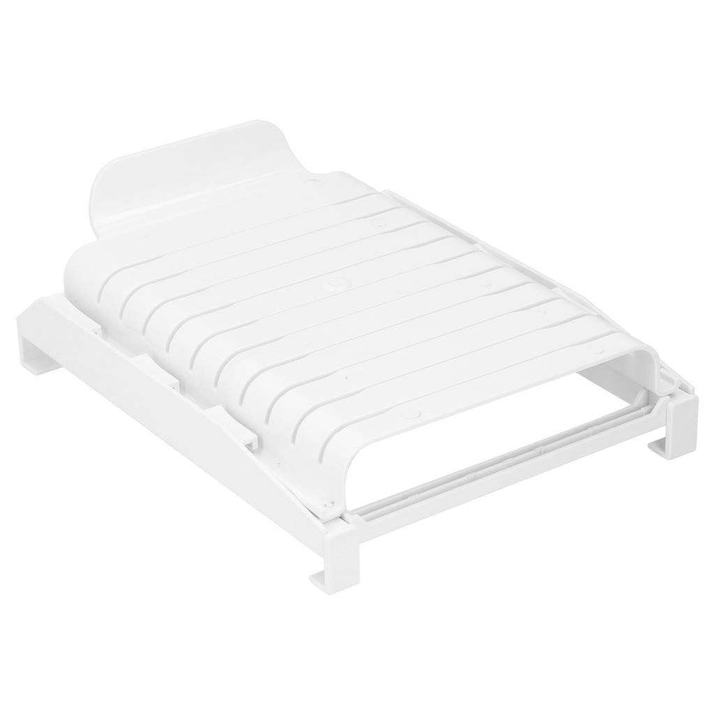 Kühlschrank-Lagerregal Ausziehbare Schubladeneinlage Behälter Kühlschrank Lebensmittel-Organizer Küchenzubehör(Weiß )