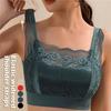 Sexy Lace Seamless Bra for Women Comfortable Breathable Sports Underwear Beauty Back Vest Chest Tube Top