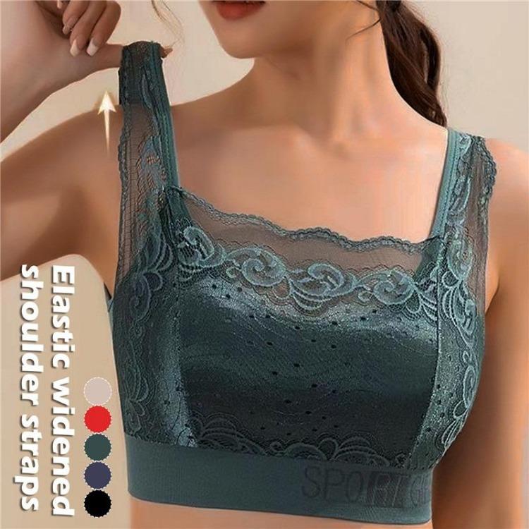 Sexy Lace Seamless Bra for Women Comfortable Breathable Sports Underwear Beauty Back Vest Chest Tube Top