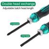 Multipurpose Telescopic Adjustable Magnetic Cross Screwdriver Non-Slip Household Repair Tool