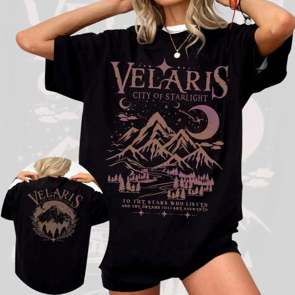 Velaris Shirt ACOTAR Comfort Colors City of Starlight Night Court TShirt Rhysand Quotes Sarah J Maas Apparel Book Lover Gift