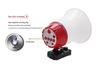Rechargeable Outdoor Megaphone & Bluetooth Speaker for Street Vendors and Promotions