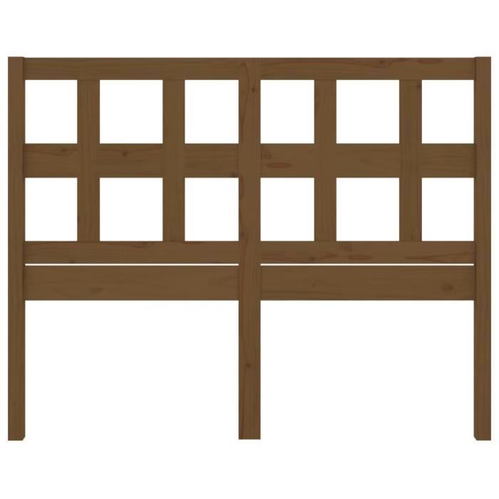 VidaXL Headboard Honey Brown 205.5x4x100 Cm Solid Pine Wood 818943
