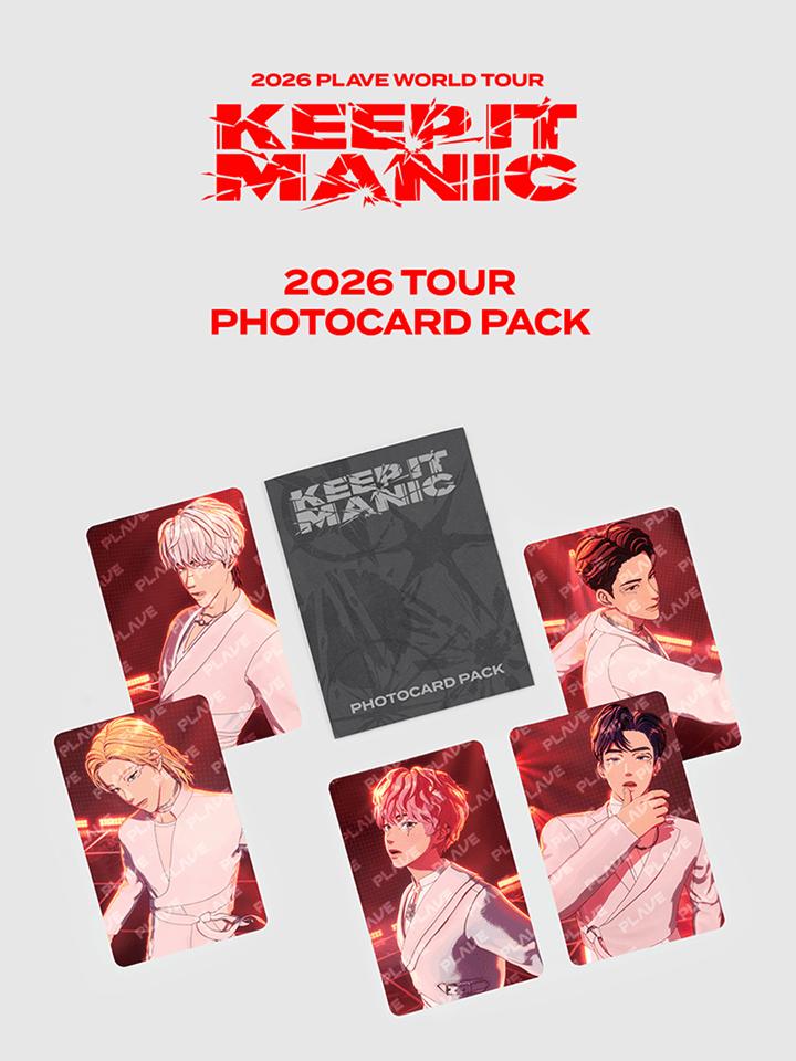 [PRE-ORDER] 2026 TOUR PHOTOCARD PACK 2026 PLAVE World Tour KEEP IT MANIC MD