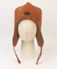 Gentle Corduroy Brown Earflap Cap