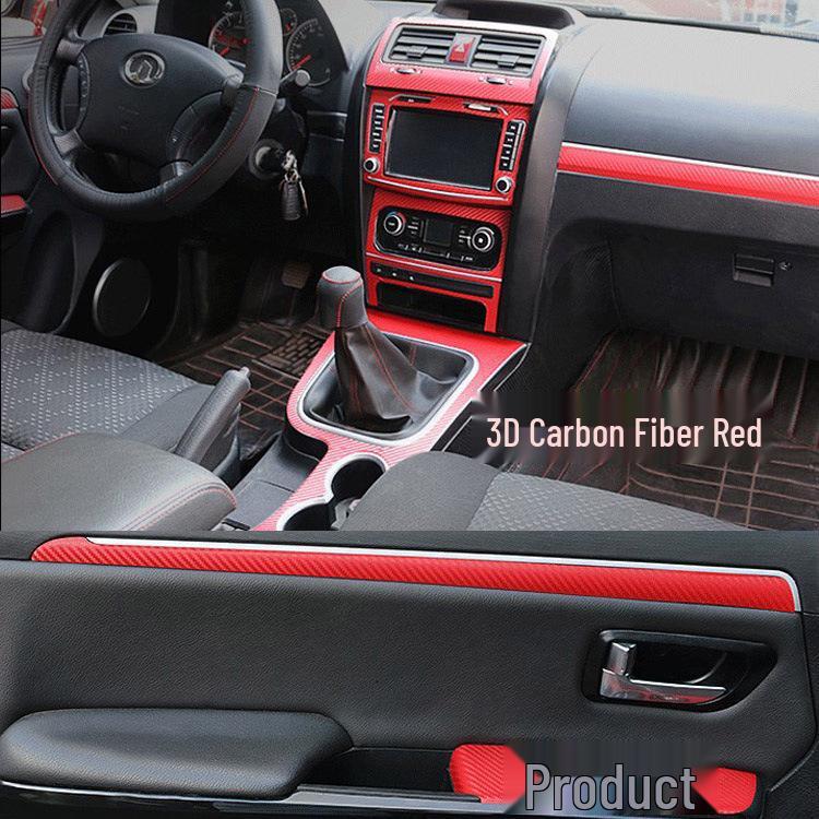 Haval H5 (2013-2018) Nálepky na vnútorné lišty z uhlíkových vlákien pre konzolu a radiacu páku