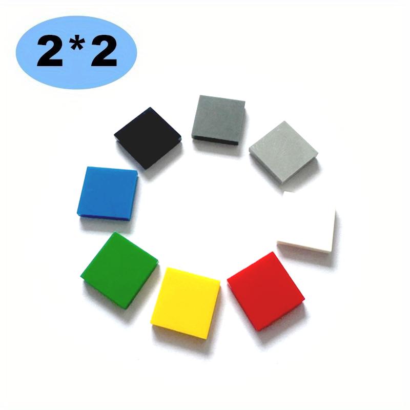 50 stücke DIY Bausteine 2*2 Figur Ziegel Keramik Fliesen 2x2 Pädagogisches Kreative MOC Ziegel 3068 glatte Flache Fliesen Spielzeug