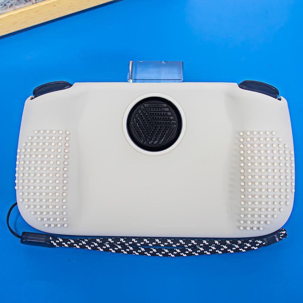 Silicone Case Shockproof Protective Case Anti-Scratch Protector Shell Sleeve with Lanyard for ANBERNIC RG Cube Game Accessories