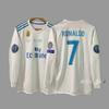 Retro Long Sleeve Football Jersey - Beckham Zidane Messi Ronaldo Classic Soccer Shirt