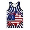 Buntes Rauch 3D-Druck Tanktop Für Männer Sommer Lässig Ärmelloses T-Shirt Bunte Grafik-Tops Street Locker Schnelltrocknendes Weste