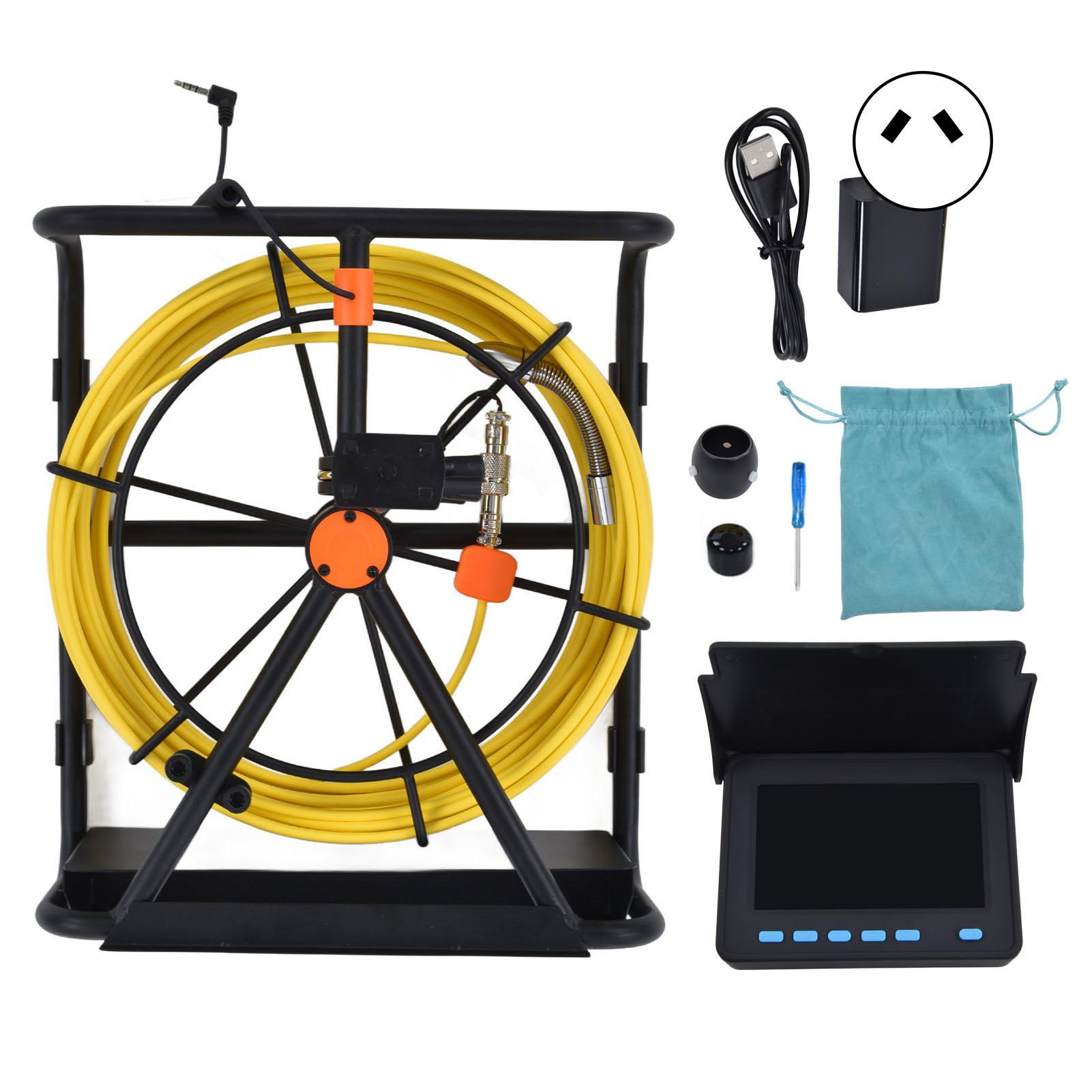 

4,3-дюймовая камера для осмотра труб с 6 светодиодами IP68 Водонепроницаемая камера для эндоскопа сантехники