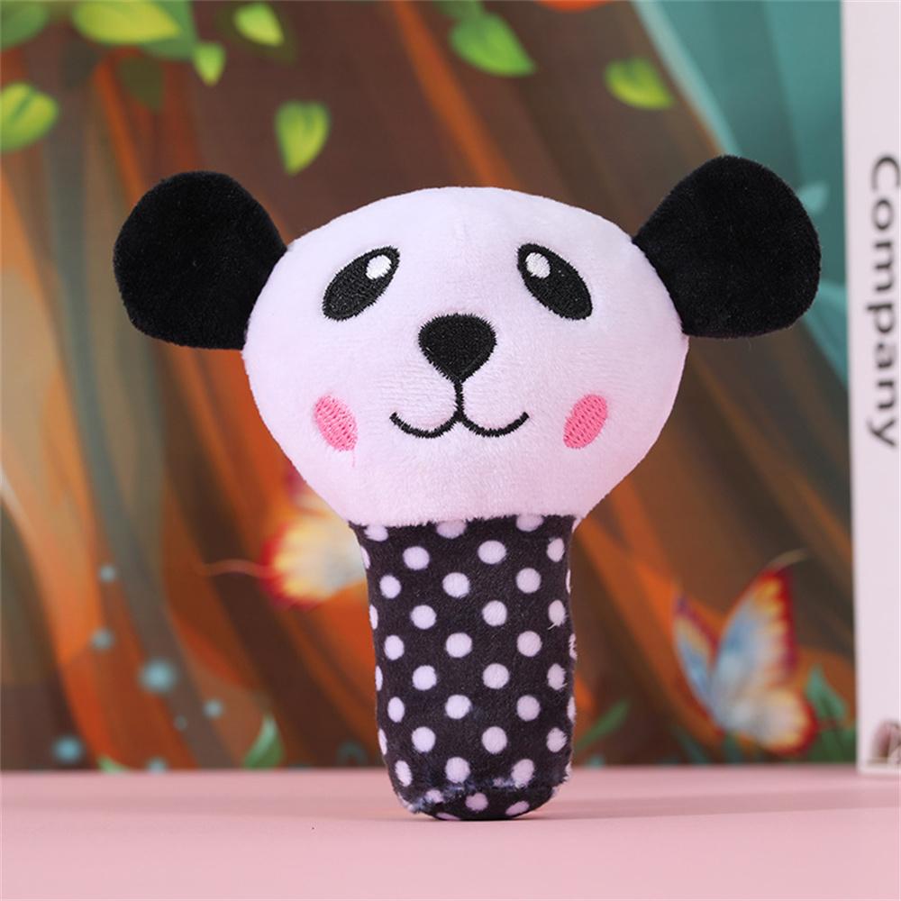 Funny Fleece Durability Chew Molar Toy Cute Pet Dog Cat Plush Squeak Sound Dog Toys Rabbit Frog Shape Pet Products