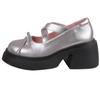 2024 Women Bow Sandals 2024 Summer High Heels Mary Jane Shoes New 2024 Slingbacks Platform Sexy Dress Pumps Party Mujer Zapatillas