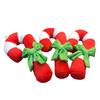 Pet Dog Sound Toy Christmas Cane Candy Teddy Pomeranian Puppy Grinding Teeth Bite-resistant Dog Toy Pet Toy