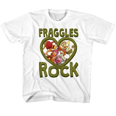 Fraggle Rock Jim Henson 80er Jahre Puppenspieler Fraggles Rock Herz Jugend T-Shirt