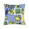 Yellow Lemon Pattern Pillow Case Vintage Pillow Cover Comfy Pillowcases For Living Room Bed Chair