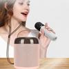 Wireless Karaoke Speakers RGB Light  5.3 Speaker with 2 Wireless Microphones Portable Karaoke Machine for Family Party