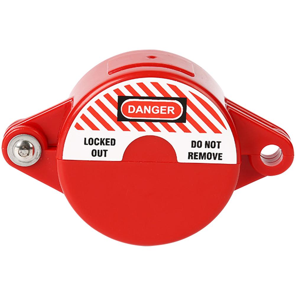 8pcs Red Padlocks Cylinder Tank Lockout Safety Valve Padlock ABS Outdoor Faucet Lock Gas Tank Lock Valve Lockout Device