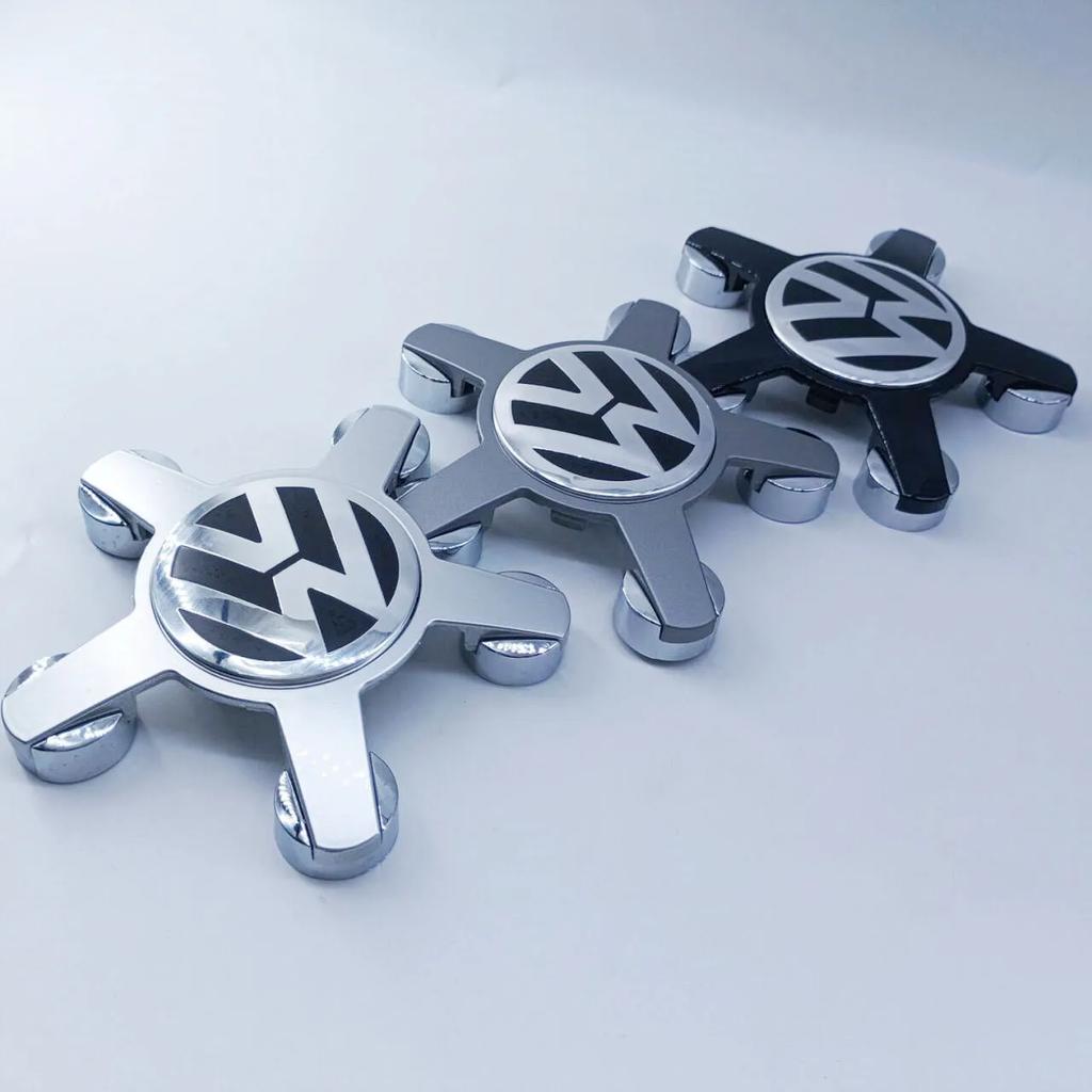 For VW Volkswagen Jetta MK5 Golf 4pcs 135mm Volkswagen Golf Polo Car Wheel Center Caps 5Pins Rim Hub Cover Hubcap Logo Badge Emb