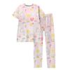 Women's Easter Bunny Print Short Sleeve Pajama Set