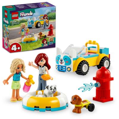 LEGO Przyjaciele Pies Zwierzęta Salon Samochód Zabawka Prezent Urodziny Blok Edukacyjny Boże Narodzenie Chłopcy Dziewczynki Dzieci 4 Lata 5 Lat 6 Lat Udawaj Zabawę Dom