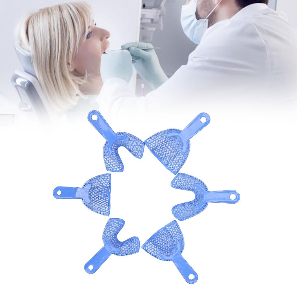 Satın alın Reusable Dental Impressions Tray Teeth Holder Tray Dental Dentist Tool Supply