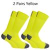 2 Pairs Cycling Socks Men High Quality Professional Competition Brand Sport Riding Soccer Sock Mesh Breathable Road Bicycle Sock