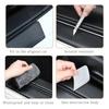 Carbon Fiber Car Door Sill Plate Threshold Strip Trunk Protect Sticker for Mitsubishi Lancer EX Outlander ASX Ralliart Accessory