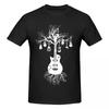 Unisex Tree Of Life Guitar T Shirt Vintage Plus Size Cotton Custom Sleeve Tshirt Unisex