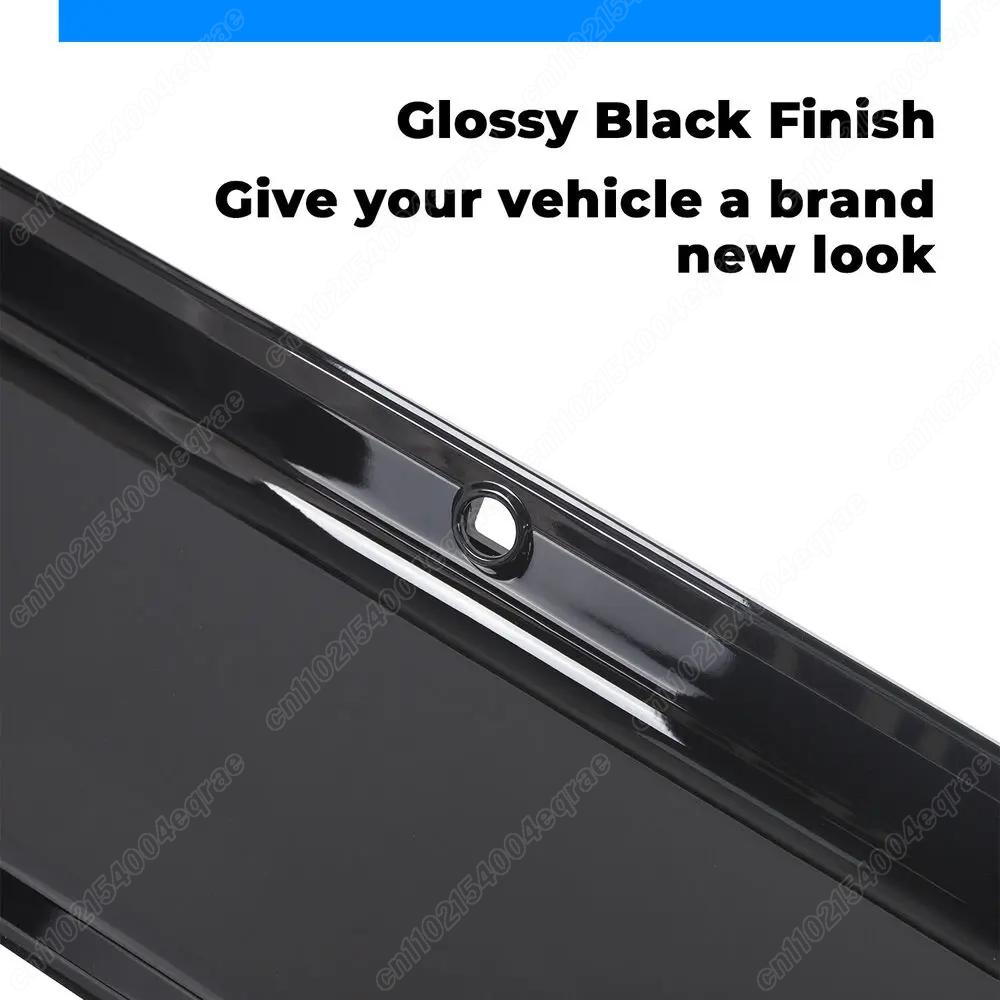 For Ford Mustang Gt 2015 2016 2017 2018 2019 2020 2021 2022 2023 Real Glossy Black Trunk Panel Decklid Trim Cover Body Kit