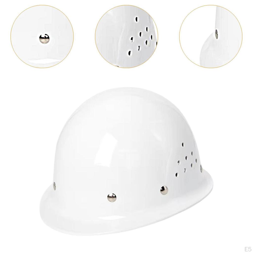 Hard Hat Construction Helmet Adjustable Non Slip Lining Labor Protection Cap for Workers