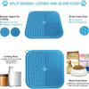 Dog Licking Mat Slow Food Mat Drizzling Licking Pad Suction Cup Slow Food Mat Silicone Slow Food Mat Pet Dog Licking Mat
