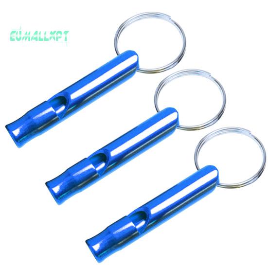 

3 шт., аварийные свистки, супер громкий пронзительный звук с брелоком, сигнализация с анодной обработкой, портативные свистки для выживания на открытом воздухе, брелоки для пеших прогулок синий