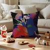 Neon Dream Cushion Cover Anti-dustmite Pillowcase Invisible Zipper Silky Short Plush Sofa Cushion Cover