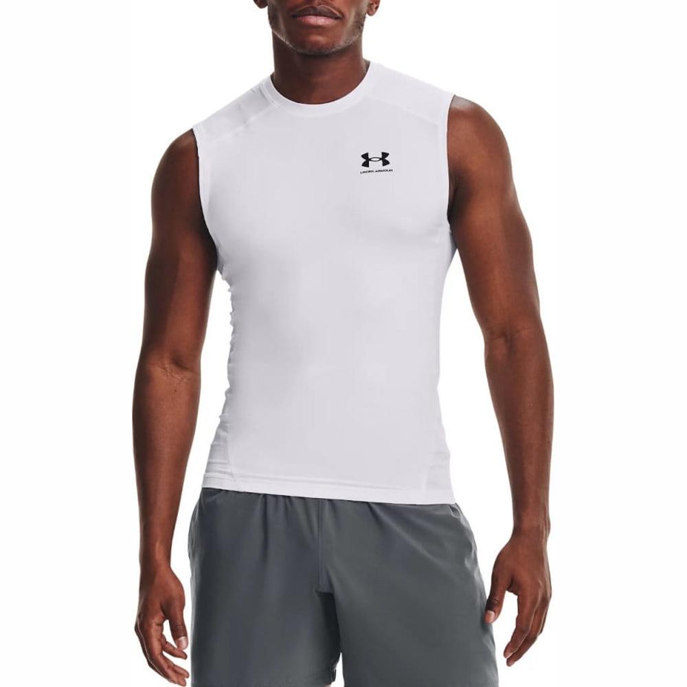 Under Armour HG Armour Comp SL sleeveless compression tank top White