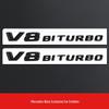 Mercedes GLE53/GLE63S V8 Biturbo 4MATIC Black Warrior Tail Emblem Stickers