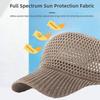 UV Protection Sun Hat Breathable Sun Visor Cap Casual UV Protection Cap  Summer
