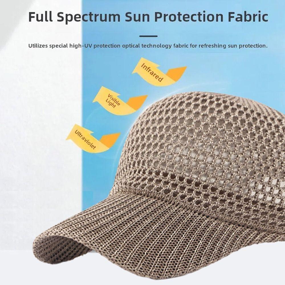 UV Protection Sun Hat Breathable Sun Visor Cap Casual UV Protection Cap Summer