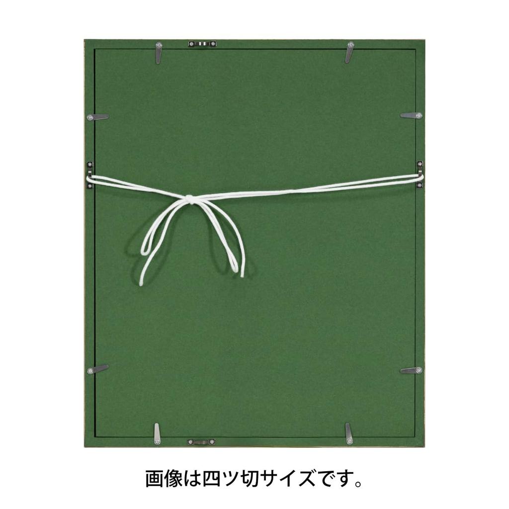 Daigaku Vintage Picture Wooden Large Size x 394 Drawing 7529 Frame, UV-cut Acrylic, Foil-covered, G/Brown, Frame, (509 mm), Frame,