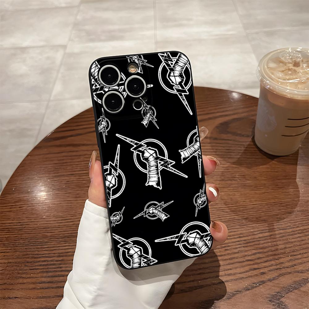 C-Cm P-Punk Logo Phone Case For 17 Pro Max Iphone 14 16 Pro Max 12 15 Plus 13 Pro 11 Xr X Xs Back Cover