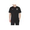 Nike Korea Essentials Logo Embroidered Casual Pullover Short Sleeve Football Shirt Men Tops Black FV9382-010