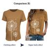 Damen Rundhals T-Shirts Kurzarm pl Style Top Sommer Atmungsaktive T-Shirts Unisex Kleidung Modeaccessoire