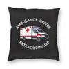 Ambulance Driver Extraordinaire Square Pillowcase Polyester Linen Velvet Pattern Decorative Pillow Case Sofa Seater Cover 45X45