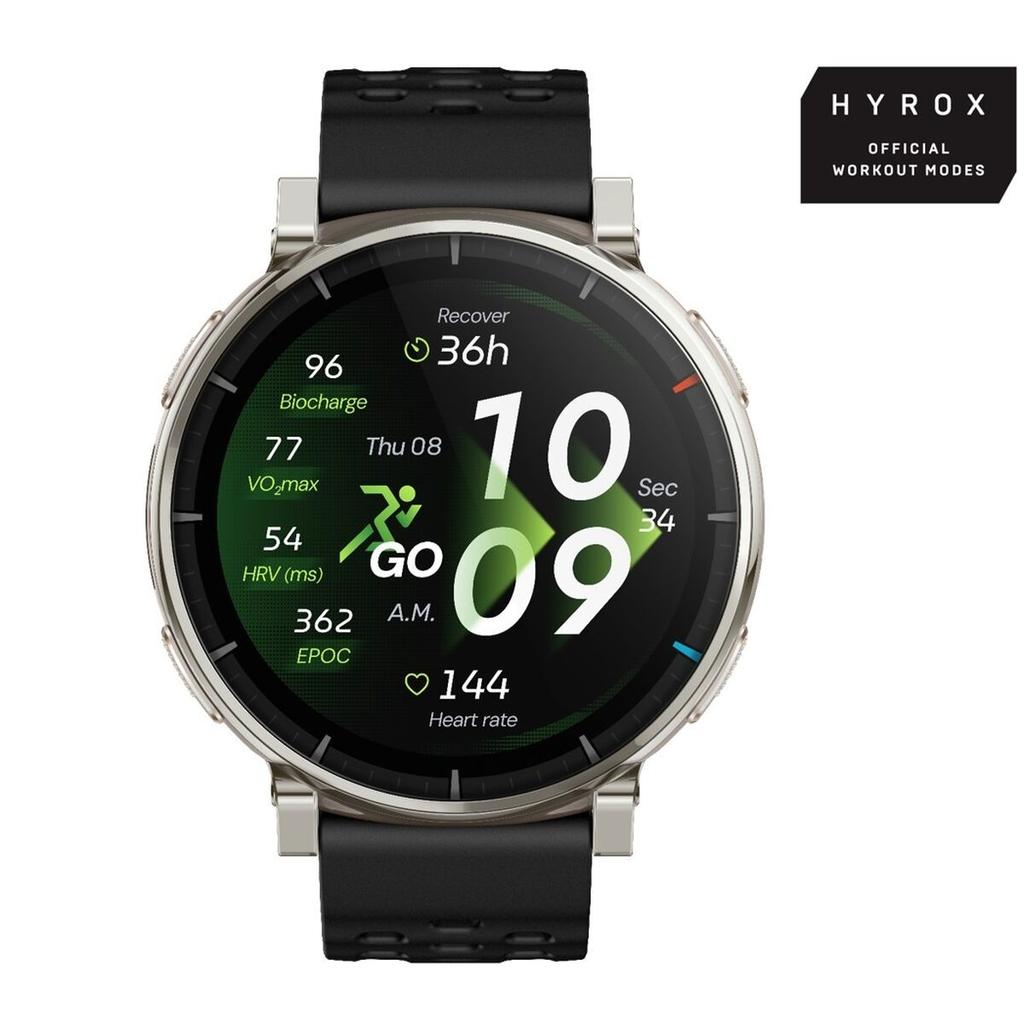 Amazfit Active 3 Premium smartwatch 1.32 AMOLED Silver